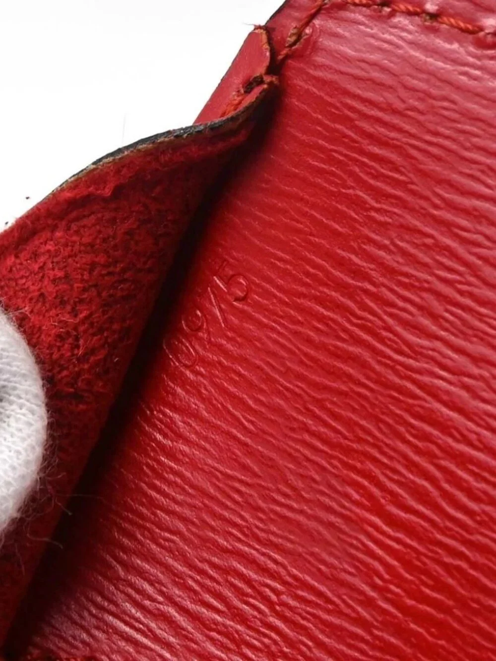 Louis Vuitton Red Epi Cluny Shoulder Bag